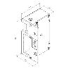 CERRADURA ELÉCTRICA JIS 1093 REVERSIBLE AUTOMATICO SOBREPONER HORIZONTAL
