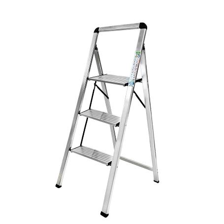 ESCALERA PLANA ALUMINIO 3 PELDAÑOS