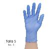 GUANTE DESECHABLE NITRILO AZUL XL 3,5 GMS. CAJA 100 UNIDADES.