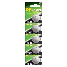PILA BOTON LITIO CR2430 (BLISTER 5 PILAS)