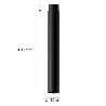 TUBO DE ESTUFA ACERO VITRIFICADO PREMIUM NEGRO Ø 180 MM.  IDEAL ESTUFAS DE LEÑA, CHIMENEA, ALTA RESISTENCIA, COLOR 