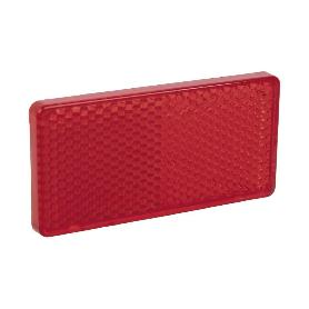 CATADIÓPTRICO RECTANGULAR ROJO 71 X 35 MM CON ADHESIVO