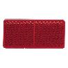 CATADIÓPTRICO RECTANGULAR ROJO 71 X 35 MM CON ADHESIVO
