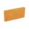 CATADIÓPTRICO RECTANGULAR ÁMBAR 71 X 35 MM CON ADHESIVO