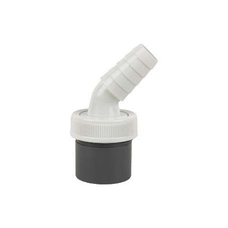 CONEXIÓN PVC Ø40 MM CON TOMA AUXILIAR PARA ELECTRODOMÉSTICOS