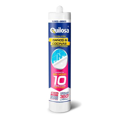 SILICONA ANTIMOHO TRANSPARENTE BAÑO/COCINA