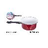 CAZO ROJO CON MANGO 18 CMS ECONOMICO ESMATE INTERIOR BLANCO 18X33X9 CMS