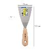 ESPATULA MANGO MADERA HOJA ACERO 80 MM. ESPATULA YESO, ESPATULA PINTOR, ESPATULA MASILLAS, ESPATULA PLADUR, ETC.