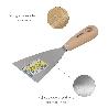 ESPATULA MANGO MADERA HOJA ACERO 80 MM. ESPATULA YESO, ESPATULA PINTOR, ESPATULA MASILLAS, ESPATULA PLADUR, ETC.