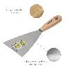 ESPATULA MANGO MADERA HOJA ACERO 100 MM. ESPATULA YESO, ESPATULA PINTOR, ESPATULA MASILLAS, ESPATULA PLADUR, ETC.