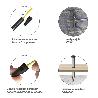LAPIZ CARPINTERO PORTAMINAS CON 6+1 RECARGAS CERA MARCADORA, TIZA MARCADORA, TRAZADOR, ROTULADOR MARCADOR, ROTULADO