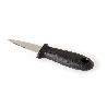 CUCHILLO ABREOSTRAS ECONOMICO MANGO PLASTICO NEGRO CASI PROFESIONAL