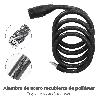 CABLE BICICLETA ESPIRAL CON LLAVE Ø 12 MM. X 150 CM.