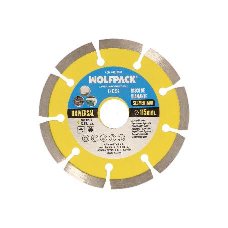 DISCO DIAMANTE 115 MM. GENERAL OBRA SEGMENTADO SINTERIZADO