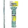 CUERDA TRENZADA POLIPROPILENO BLANCA / VERDE (MADEJA 20 M.)