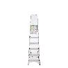 ORYX ESCALERA ALUMINIO 6 PELDAÑOS PLEGABLE, USO DOMÉSTICO, ANTIDESLIZANTE, LIGERA Y RESISTENTE