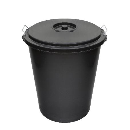 CUBO BASURA PLASTICO COMUNIDAD CON TAPA   50 LITROS