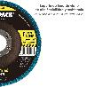 DISCO LAMINAS LIJA CIRCONIO 115X22 MM. GRANO  40