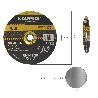 DISCO CORTE ABRASIVO METAL Ø 230 X Ø 22 MM. ESPESOR 3,2 MM.DISCO RADIAL / AMOLADORA UNIVERSAL