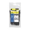 BRIDA NYLON 100%. COLOR NEGRO 7,5 X 360 MM. BOLSA 100 UNIDADES. ABRAZADERA PLASTICO, ORGANIZADOR CABLES, ALTA RESIS