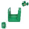 SOPORTE PARA MANGUERAS DE JARDÍN. FIJACIÓN A LA  PARED. REALIZADO EN PLASTICO