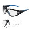 GAFAS DE SEGURIDAD ACOLCHADAS CRISTALES TRANSPARENTES CON PATILLAS ENGOMADAS EN/166