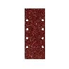 LIJA RECAMBIO CON VELCRO 93X228 MM. CON AGUJEROS GRANO  180 (10 PIEZAS)