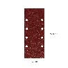 LIJA RECAMBIO CON VELCRO 93X228 MM. CON AGUJEROS GRANO  180 (10 PIEZAS)