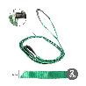 ESLINGA PLANA DOBLE BANDA 2.000 KG. FACTOR SEGURIDAD 7:1, LONGITUD: 2 METROS ANCHO 6 CM. 100% POLIESTER. COLOR VERD