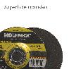 DISCO REPASAR ABRASIVO Ø 125 X Ø 22 MM. ESPESOR 6,0 MM. DISCO RADIAL / AMOLADORA UNIVERSAL COMPATIBLE CON TODAS LAS