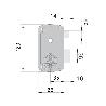 CERRADURA 4056C-HB 65 DERECHA