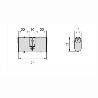 BOMBILLO 5963-3-54 22/22MM OVAL  LATON