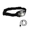 LINTERNA LED FRONTAL CABEZA LITIO USB RECARGABLE. 3 MODOS DE LUZ. 120 LUM. SENSOR DE ENCENDIDO Y APAGADO.