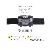 LINTERNA LED FRONTAL CABEZA LITIO USB RECARGABLE. 3 MODOS DE LUZ. 120 LUM. SENSOR DE ENCENDIDO Y APAGADO.