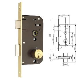 CERRADURA YALE   45-HL/ 80