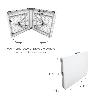 MESA PLEGABLE RECTANGULAR HDPE 122X61X74 CM. COLOR BLANCO