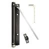 MUELLE PUERTA WOLFPACK ALUMINIO ANODIZADO NEGRO (BLISTER 1 PIEZA)