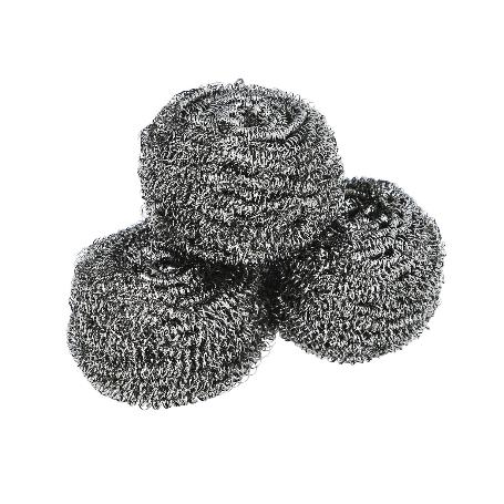 ESTROPAJO ACERO INOXIDABLE  (PAK 3 PZ)