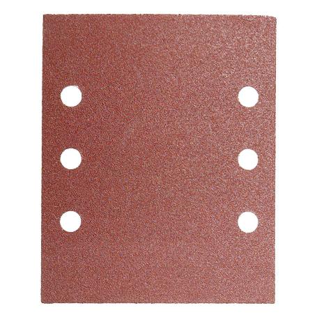 LIJA RECAMBIO CON VELCRO 114X140 MM. CON AGUJEROS GRANO  180 (10 PIEZAS)