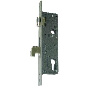 CERRADURA ISEO 741640-28 MM. FRENTE CROMO CON RODILLO