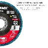 DISCO LAMINAS LIJA CIRCONIO INOX - PLUS 115X22 MM. GRANO 120