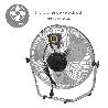 VENTILADOR SUELO CROMADO 120 WATT Ø50 CM.