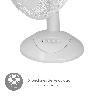 VENTILADOR SOBREMESA BLANCO 45 WATT 3 VELOCIDADES.