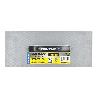 TALOCHA PLASTICO 350 X 150 MM. BASE ALMENADA GRIS