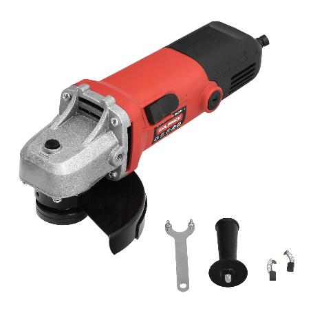 AMOLADORA 500 WATT. Ø 115 MM. 12.000 R.P.M. EJE M14 PROTECTOR DISCO AJUSTABLE, ANTI ARRANQUE