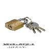 CANDADO LATON ARCO NORMAL 20 MM.