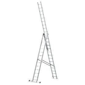 ESCALERA ALUMINIO INDUSTRIAL 14+14+14   3X4 MT.