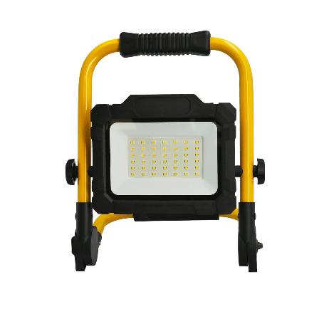FOCO LED PLANO 30 WATT. LUZ BLANCA 4000º K IP 65 3300 LUMENES CON ASA DE TRANSPORTE