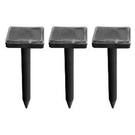 Ahuyentador ultrasonidos topos/ratones 3 piezas AHUYENTADOR ULTRASONIDOS TOPOS/RATONES 3 PIEZAS