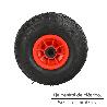 RUEDA CARRETILLA ALMACEN / SACOS  NEUMÁTICA LLANTA PLÁSTICO 20 MM.